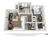 Two bedroom one bathroom